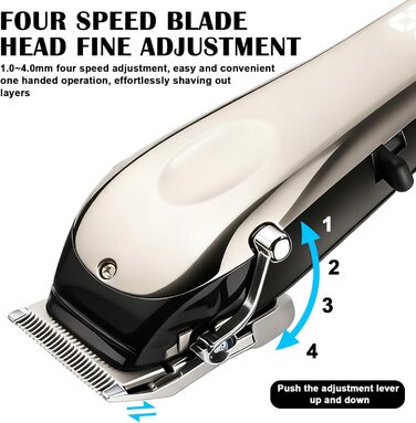 Бездротова машинка для стрижки шерсті коней Leise, 20W, 1500mAh, для густого волосся, стрижка собак та коней, 180x45 мм