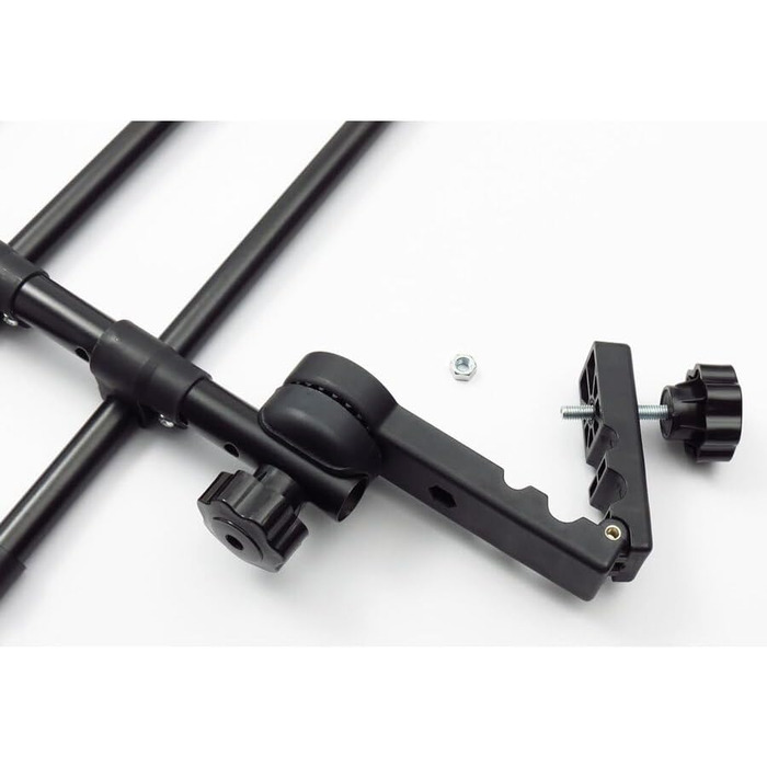 Гілка-перегородка для автомобіля OSYO | Безпечна перегородка для собак у багажнику | Сталевий каркас, чорна, H: 32-53см, L: 82-140см