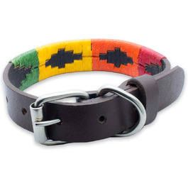 Шкіряний нашийник для собак Gaucho Goods, розмір S, м'який, Woodstock