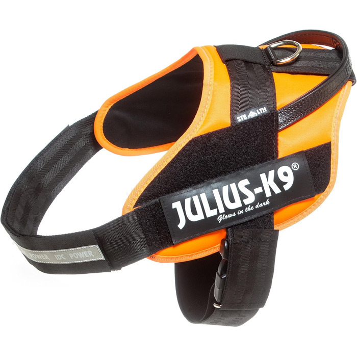 Шлея Julius-K9 IDC Power, розмір 2XL/3, UV-помаранчева, стелс