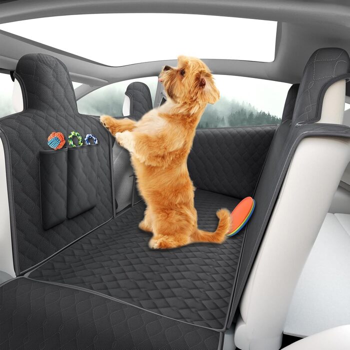 Захист для сидіння авто Tesla Model 3 Y S (2018-2023) - вологостійкий, антицарапинний, для собак