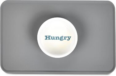 Підкладки під годівницю для тварин Amazon Basics, силіконові, 47 x 29 см, сірі (2 шт.)