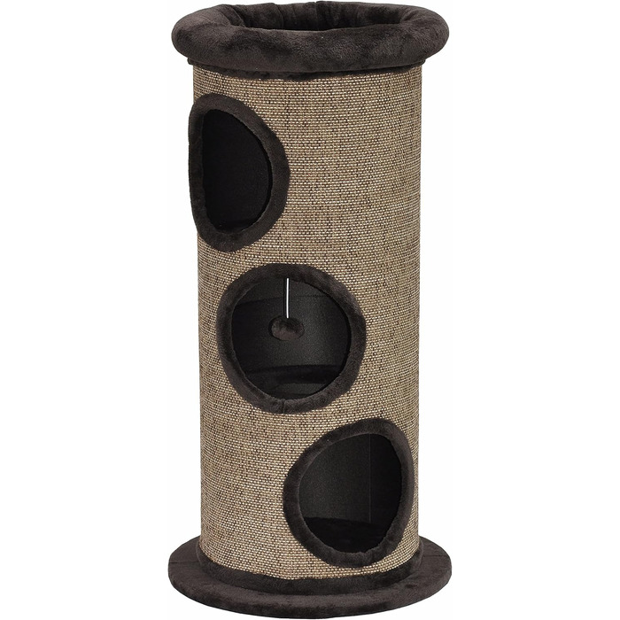 Котячий будиночок-крісло Nanook для великих котів XXL, крізь-будиночок, крізь-будиночок, котячий крізь-будиночок Simba, 105 см, коричневий