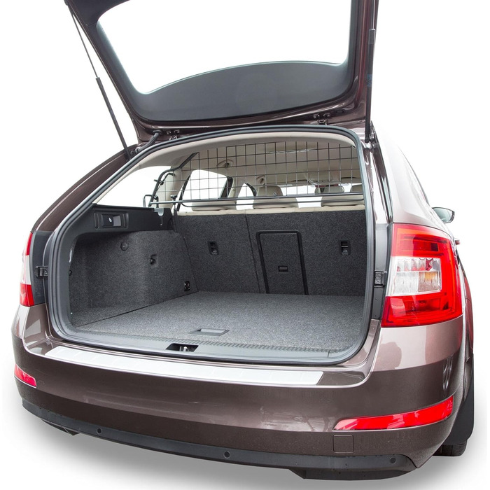 Автомобільна перегородка Travall для Skoda Octavia Estate/Scout (2012-2020), без люка, сталева захисна сітка для багажника, бар'єр для перевезення домашніх тварин