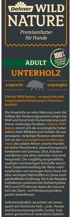 Сухий корм для дорослих собак Dehner Wild Nature Gebirgssee з лососем та куркою, беззерновий та без цукру, 4 кг