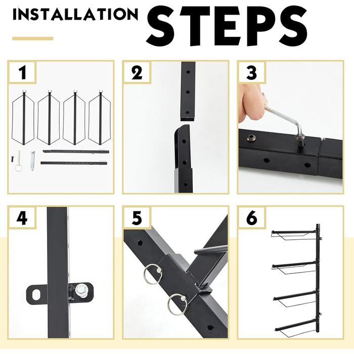 Стійка для сідел Patterr з 4 рівнями, настінна, для коней, міцна, для вестерн та англійських сідел, тримач для сідла, затискач для вуздечки, підкладки, аксесуарів для коней