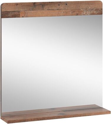 Тумба Vicco Izan біла глянцева 36.6x76.6 см з шухлядою і дверцятами, oldstyle