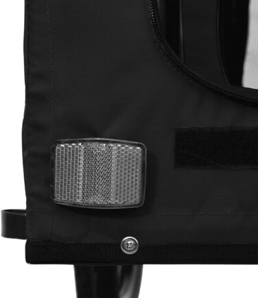 Причіп для тварин (122x52x53 см, Чорний) - Причіп для собак, котів та інших тварин