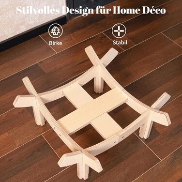 Кігтечка для котів CheerPals: зручне ліжко-стілець з м'яким подушками, 55х55 см, білий (світло-блакитний)