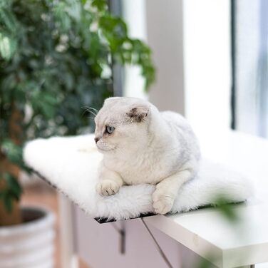 Topmart віконна полиця для котів, велика лежанка, котяче сидіння, полиця на підвіконня