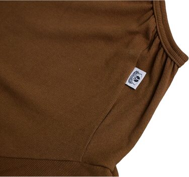 Піжама для собак Lovelonglong, бавовна, в'язана, 4 лапи, для всіх сезонів, теплий боді для собак великих, середніх та маленьких порід, колір кава, розмір L