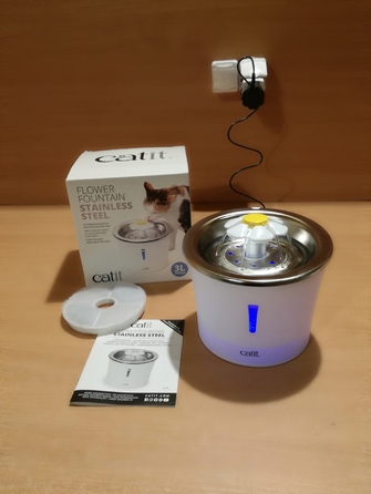 Фонтан-поїлка для котів Catit, пластик, 3000 мл