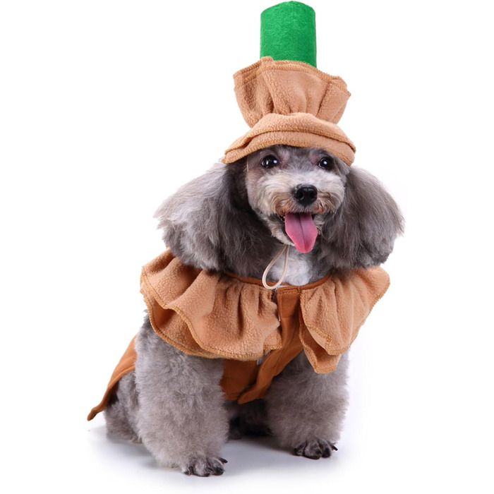 Костюм для тварин: лате, костюм для собак та котів на Хелловін, костюм для маленьких та середніх собак, костюм для Хелловін та Різдво