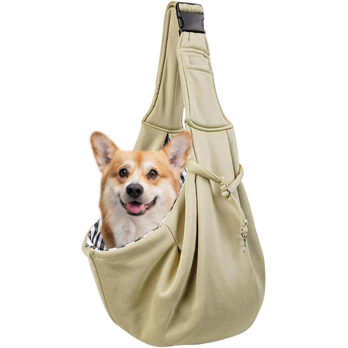Сумка-переноска для собак та котів, Khaki - зручна переноска для прогулянок та подорожей