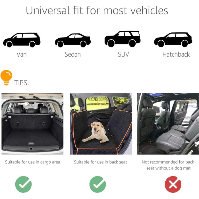 Автозахист для собак Nobleza: сталева перегородка-бар'єр у машину, 96-145x30 см