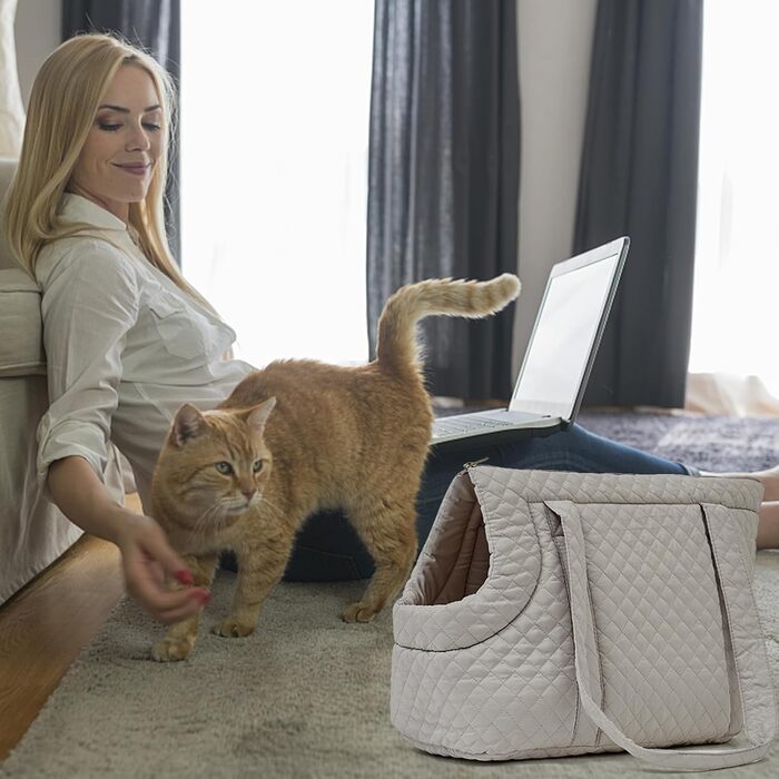 Сумка-переноска для собак та котів, бавовняна, легка, портативна, для цуценят та кошенят