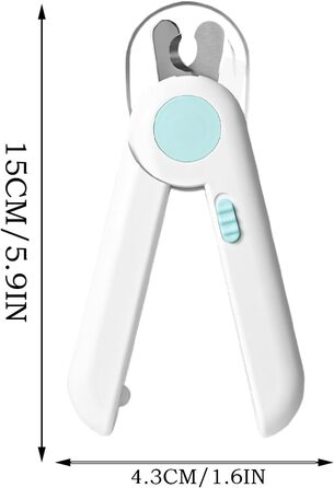 Ножиці для собак | Ножиці для стрижки кігтів, догляд за лапами, інструмент для шліфування дрібних тварин, птахів, кошенят, стрижка кігтів для догляду за домашніми тваринами (блакитні)