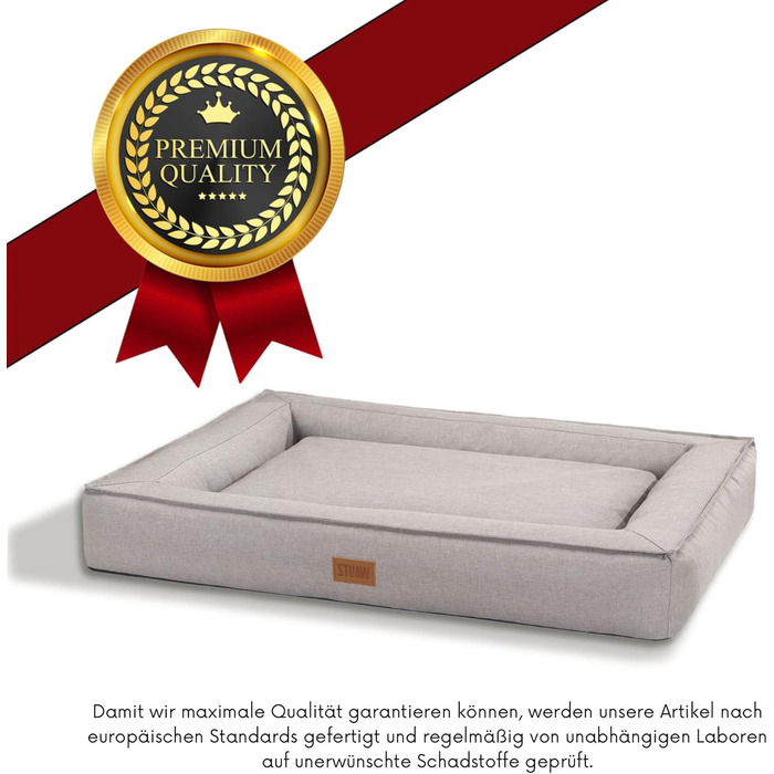 Крісло-ліжко для собак XL 105 x 80 см, сірий, знімний велюровий чохол та м'якою підстилкою, 105 x 80 x 19 см