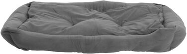 Крісло-ліжко для собак Sauerland XXXL сірого кольору, 120x80 см з двостороннім матрацом