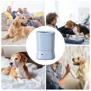 Автоматичний очищувач лап для собак | Набір для миття лап тварин (блакитний)