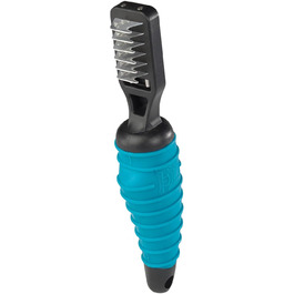 Інструмент для грумінгу Master Grooming Tools: 6-клінковий тример для догляду за шерстю собак, чорний