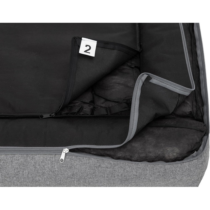 Крісло-ліжко для собак XL, 100x66 см, темно-сірий колір, EKOLEIN