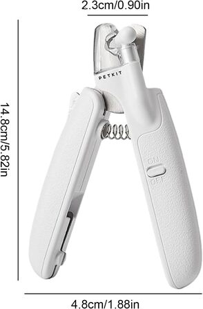 Триммер для обрізання кігтів собак і котів з LED-підсвічуванням | Професійний інструмент для догляду за тваринами