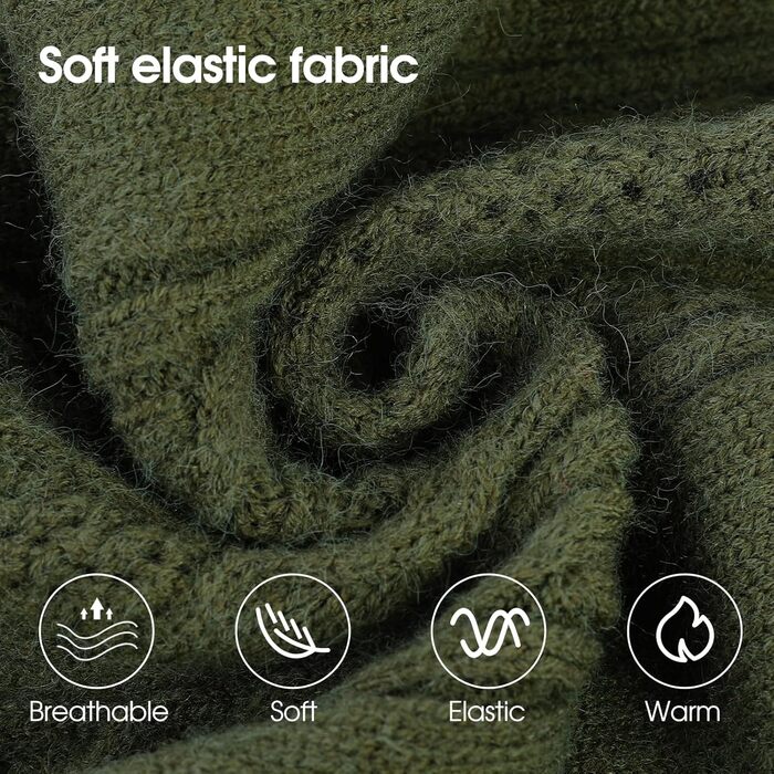 Пуловер для собак великих порід, з високим коміром, теплий зимовий одяг для собак, зелений (XX-Large)