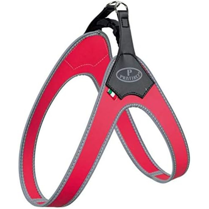Шлея для собак Trixie Pratiko Step-in XXS/XS, 35 см, червона
