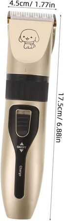 Електрична машинка для стрижки тварин UKCOCO - тиха, ергономічна, з довговічними клинками