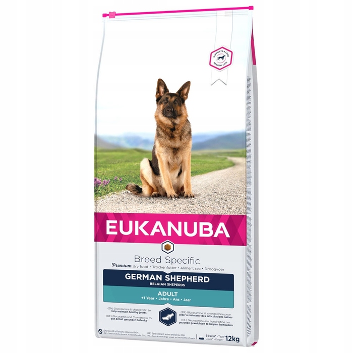 Сухий корм Eukanuba Adult для німецьких вівчарок, 12 кг