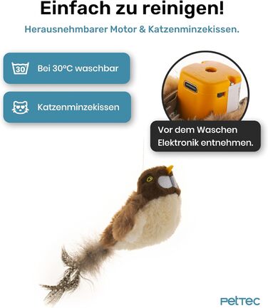 Інтерактивна іграшка для котів PetTec® з лазерною указкою - автоматична, електрична, 24/7 зайнятість