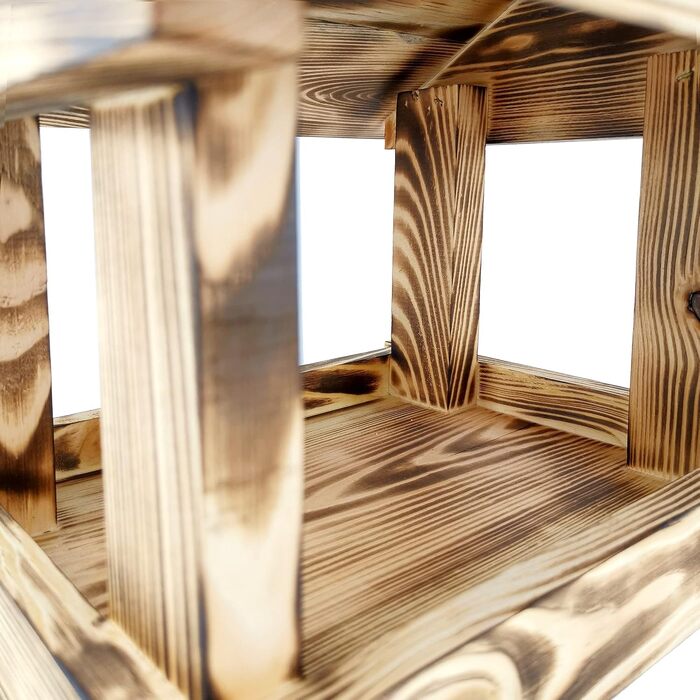 Будиночок для птахів IDEA HOME MAXI з дерева на ланцюгу. Годівниця для птахів на ланцюгу, для цілорічного годування