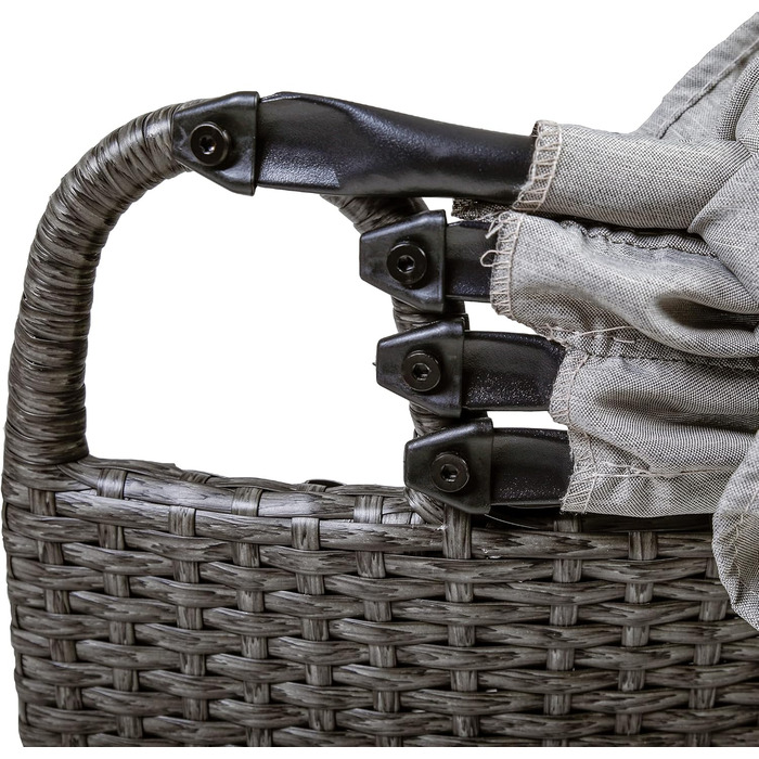 Greemotion лежанка для собак з дахом та подушкою, сірий колір, 79 x 83 x 56 см