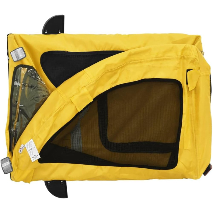 Причіп для велосипеда жовтого кольору Oxford, матеріал: оксфордська тканина та метал, для собак та котів, LH8939