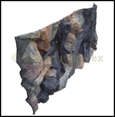 3D фонове оформлення для акваріума 100x50 Root (корінь), декоративна задня стінка