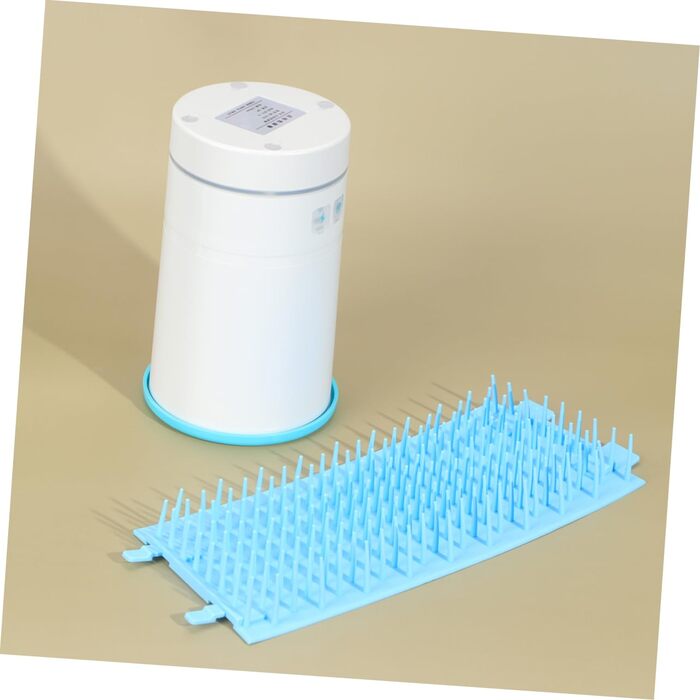 Автоматичний мийка лап для собак Minkissy з USB - ротаційний масажер для маленьких собак, блакитний та білий