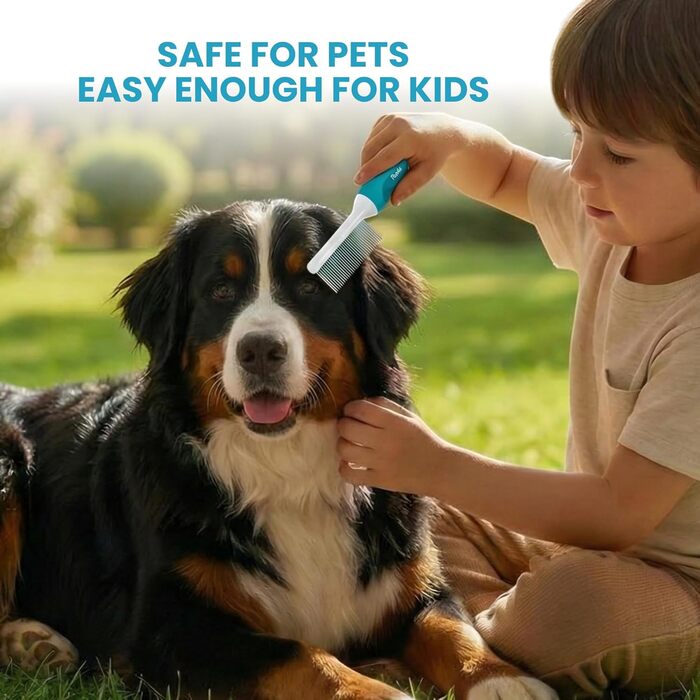 Щітка для вичісування собак і котів з нержавіючою сталлю, для видалення ковтунів та бруду
