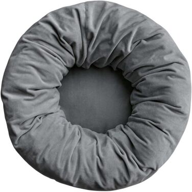 Ліжко для домашніх тварин HUNTER Miranda, сірий антрацит, 50x50 см, м'яке та плюшеве, для собак та котів