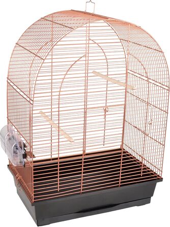 Клітка для папуг Flamingo Klara 2, мідна, 45x28x62.5 см