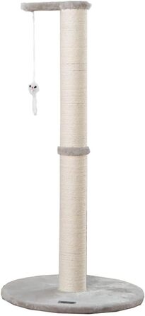 Дерево для кішки Home Deluxe NEVA - сірий, 101x49x49 см, сизаль, поліестер, MDF