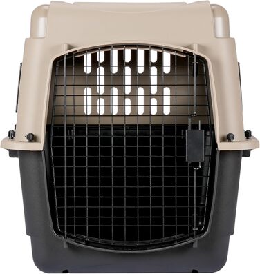 Переноска для собак Trixie Vari Kennel V 81 см, чорна/бежева
