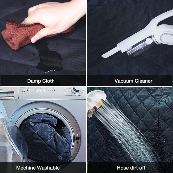 Водонепроникний чохол на сидіння для собак iBuddy, 900D, для пікапів F150 F250 XL, чорний