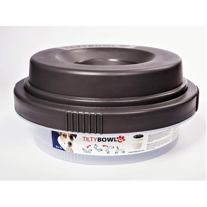 Миска для собак Tilty Bowl XL (сіро-коричневий)