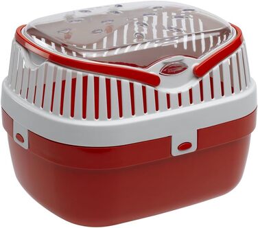 Переноска Ferplast Aladino Large для хом'яків та дрібних гризунів, червона, 36x26x23 см