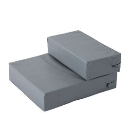 PawHut Pet Stairs Pet Pad 2 сходинки Складні сходи для собак Сходи для кішок і собак сірий L45 x W39 x H20 см | Аосом