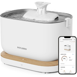 Автоматичний фонтан для котів PETLIBRO Dockstream 2,5 л з Wi-Fi, ультратихий, додаткова APP-керування, легке очищення