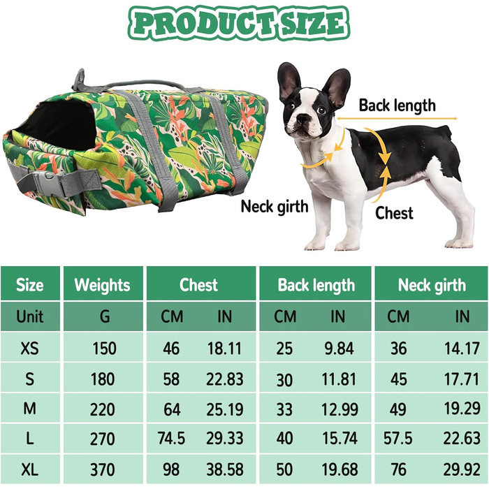 Рятувальний жилет для собак Schwiweste FainFun XL, водонепроникний, з регулюванням та ручкою для порятунку