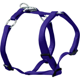 Шлея для собак HUNTER ALU-Strong S, нейлон, 45-60 см, фіолетова, 5-рівнева регулювання