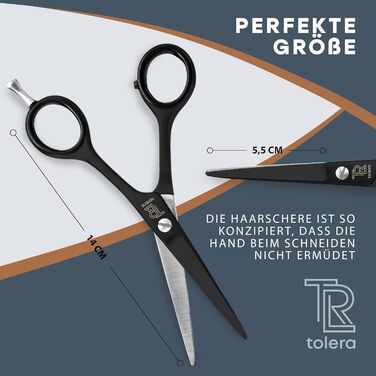 Набір професійних перукарських ножиць з гребінцем та екіпежем | Ножиці для стрижки та проріджування волосся - гострі та точні - унісекс перукарські ножиці та ножиці для проріджування